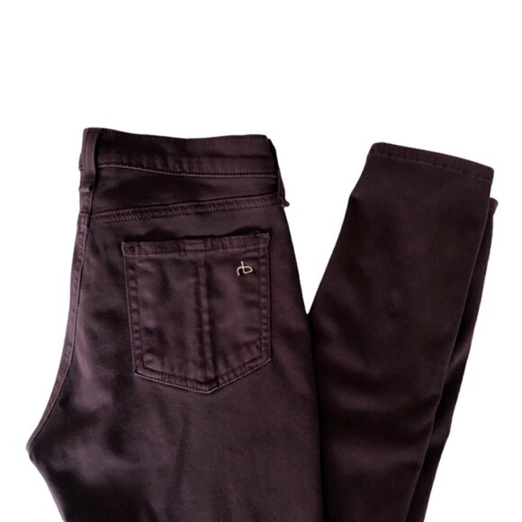 Rag & Bone Legging Jeans in Mulberry 25 - Picture 3 of 6